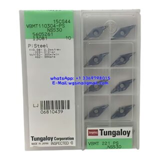 Original Tungaloy VBMT110304-PS NS530 Carbide Insert - Diamond 35° (10 PCS)