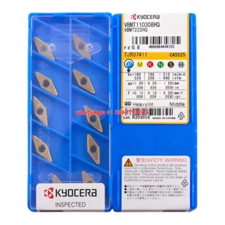 Original Kyocera VBMT110308-HQ CA5525 Carbide Insert - Diamond 35° | Steel (10 PCS)