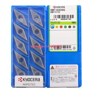 Original Kyocera VBMT160404-HQ Carbide Insert - Diamond 35° (10 PCS) TN60 VBMT160404-HQ TN60
