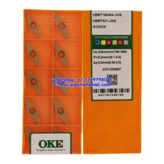 Original OKE VBMT160404-JHQ OC5525 Carbide Insert - Diamond 35° (10 PCS)