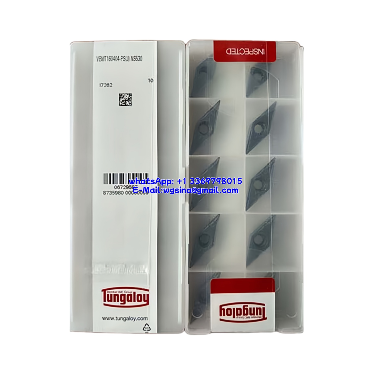 Tungaloy VBMT160404-PS NS530 Carbide Insert - Diamond 35° (10 PCS)