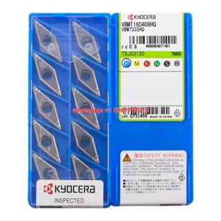Original Kyocera VBMT160408-HQ TN6020 Carbide Turning Insert - Diamond 35° (10 PCS)