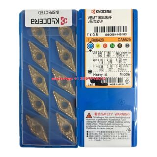 Original Kyocera VBMT160408-VF CA5525 Carbide Insert - Diamond 35° | Steel (10 PCS)