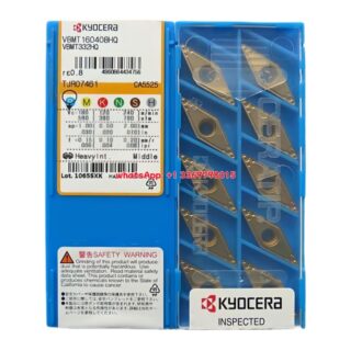 Original Kyocera VBMT160408HQ CA5525 Carbide Insert - Diamond 35° | Steel (10 PCS)