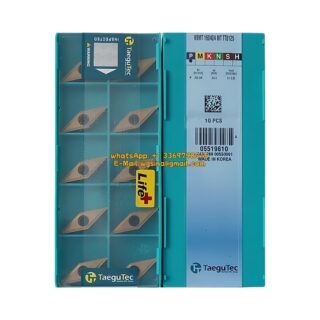 Original TaeguTec 160404 TT8125 Carbide Insert | Steel (10 PCS) VBMT MT VBMT 160404 MT TT8125