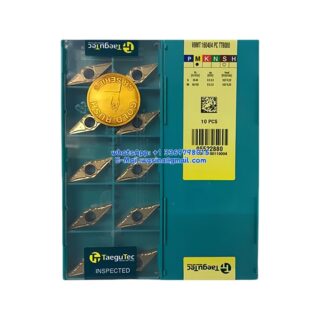Original TaeguTec 160404 TT9080 Carbide Insert | Stainless Steel & More (10 PCS) VBMT VBMT 160404 PC TT9080