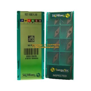 Original TaeguTec VCGT11T304-FL Carbide Turning Insert - Diamond 35° (10 PCS) K10 VCGT11T304-FL K10