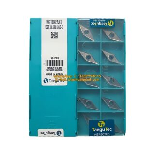 Original TaeguTec 160402 Carbide Insert (10 PCS) VCGT FL K10 VCGT 160402 FL K10