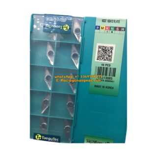 Original TaeguTec 160412 Carbide Insert (10 PCS) VCGT FL K10 VCGT 160412 FL K10