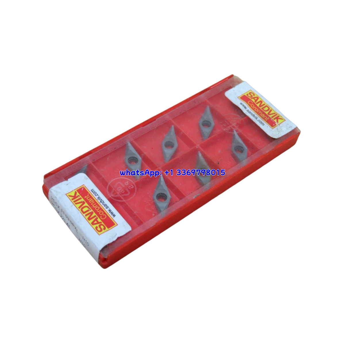 Sandvik VCGX110304-AL H10 Carbide Turning Insert - Diamond 35° | Non-Ferrous, Composites