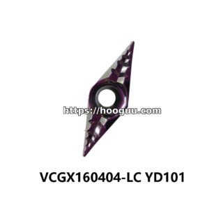 Original ZCC-CT VCGX160404-LC YD101 Carbide Turning Insert - Diamond 35° | Steel & More (10 PCS)