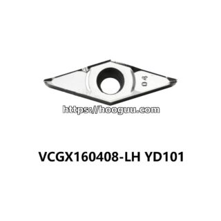 Original ZCC-CT VCGX160408-LH YD101 Carbide Turning Insert - Diamond 35° | Aluminum, Non-ferrous (10 PCS)