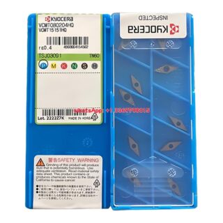 Original Kyocera VCMT080204-HQ Carbide Turning Insert - Diamond 35° (10 PCS) TN60 VCMT080204-HQ TN60