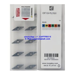 Original Tungaloy VCMT110304-PS NS530 Carbide Insert - Diamond 35° (10 PCS)
