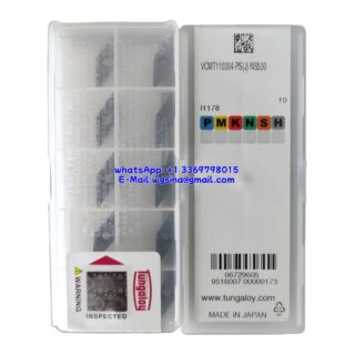 Original Tungaloy VCMT110304-PS NS530 Carbide Insert - Diamond 35° (10 PCS) VCMT110304-PS(J) NS530
