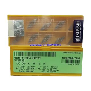 Original Mitsubishi VCMT110304 NX2525 Carbide Insert - Diamond 35° | Steel (10 PCS)
