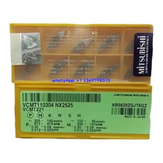 Original Mitsubishi VCMT110304 NX2525 Carbide Insert - Diamond 35° | Steel & More (10 PCS)