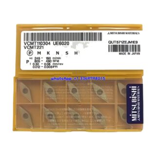 Original Mitsubishi VCMT110304 UE6020 Carbide Insert - Diamond 35° (10 PCS)