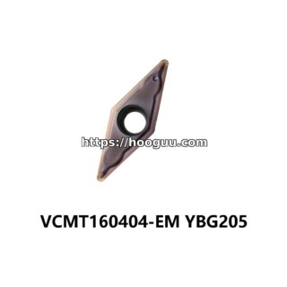 Original ZCC-CT VCMT160404-EM YBG205 Carbide Turning Insert - Diamond 35° | Steel & More (10 PCS)