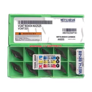 Original Mitsubishi VCMT160404 NX2525 Carbide Insert - Diamond 35° | Steel (10 PCS)