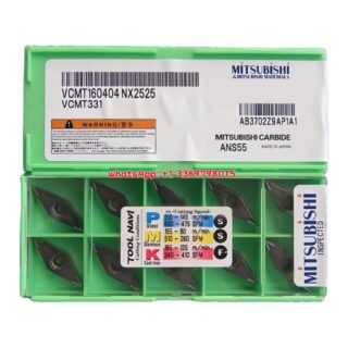 Original Mitsubishi VCMT160404 NX2525 Carbide Insert - Diamond 35° | Steel & More (10 PCS)