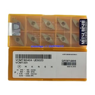 Original Mitsubishi VCMT160404 UE6020 Carbide Insert - Diamond 35° (10 PCS)