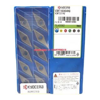 Original Kyocera VCMT160404-HQ Carbide Turning Insert - Diamond 35° (10 PCS) TN60 VCMT160404-HQ TN60