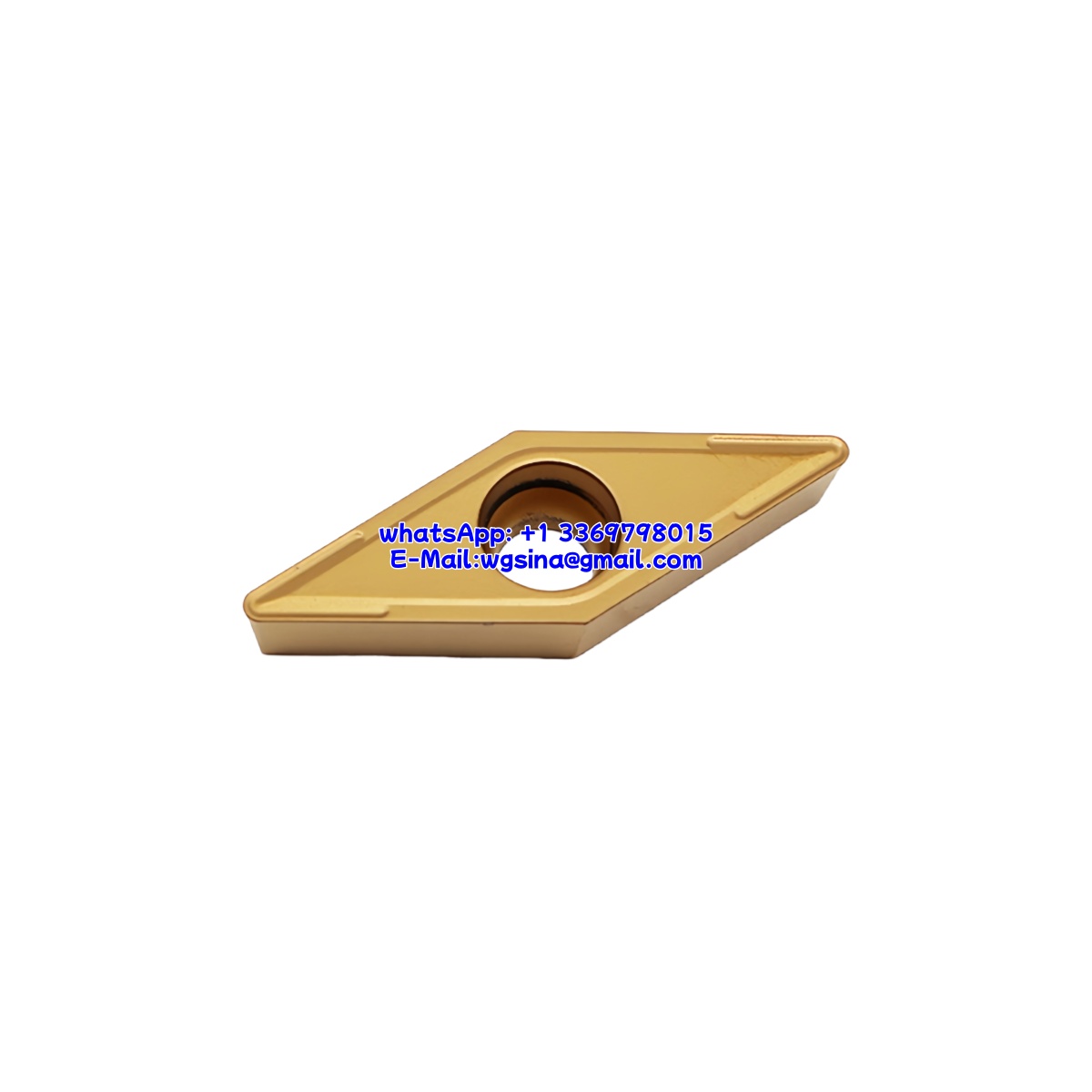 CNC VCMT160408-SL1 OC2325 Carbide Insert - Diamond 35° | Steel, Stainless Steel (10 PCS)