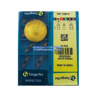 Original TaeguTec 110304 TT9080 Carbide Insert | Stainless Steel & More (10 PCS) VCMT VCMT 110304 PC TT9080