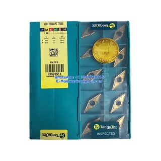 Original TaeguTec 160404 TT9080 Carbide Insert | Stainless Steel & More (10 PCS) VCMT VCMT 160404 PC TT9080