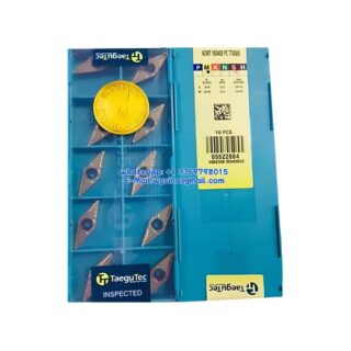 Original TaeguTec 160408 TT9080 Carbide Insert | Stainless Steel & More (10 PCS) VCMT VCMT 160408 PC TT9080