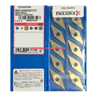 Original Kyocera VNGA160404S01525 Carbide Insert - Diamond 35° (10 PCS) A66N VNGA160404S01525 A66N