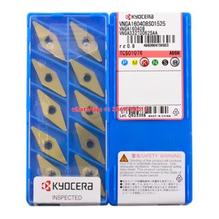 Original Kyocera VNGA160408S01525 Carbide Insert - Diamond 35° (10 PCS) A66N VNGA160408S01525 A66N