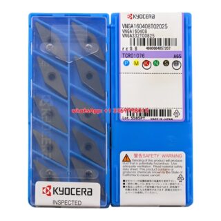 Original Kyocera VNGA160408T02025 Carbide Insert - Diamond 35° (10 PCS) A65 VNGA160408T02025 A65