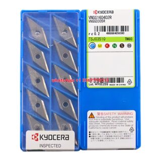 Original Kyocera VNGG160402R Carbide Insert - Diamond 35° (10 PCS) TN60 VNGG160402R TN60