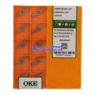 Original OKE VNMG160402-JGP OC5525 Carbide Insert - Diamond 35° (10 PCS)