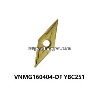Original ZCC-CT VNMG160404-DF YBC251 Carbide Turning Insert - Diamond 35° (10 PCS)