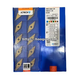 Original Korloy VNMG160404-HM NC3030 Carbide Turning Insert - Diamond 35° | Steel