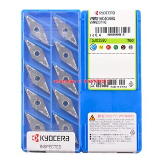 Original Kyocera VNMG160404L-VC Carbide Turning Insert - Diamond 35° (10 PCS) TN60 VNMG160404L-VC TN60