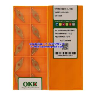 Original OKE VNMG160404-JHQ OC5525 Carbide Insert - Diamond 35° (10 PCS)