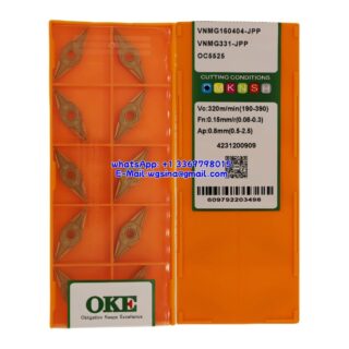 Original OKE VNMG160404-JPP OC5525 Carbide Insert - Diamond 35° (10 PCS)