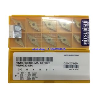 Original Mitsubishi VNMG160404-MA UE6020 Carbide Insert - Diamond 35° (10 PCS)
