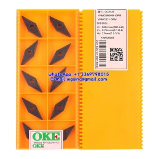 Original OKE VNMG160404-OPM OC2125 Carbide Insert - Diamond 35° (10 PCS)