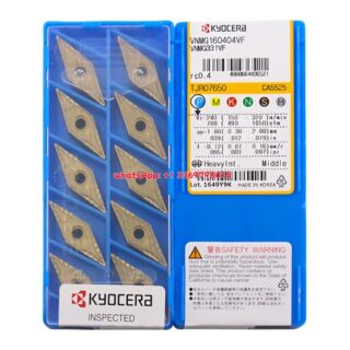 Original Kyocera VNMG160404-VF CA5525 Carbide Insert - Diamond 35° | Steel (10 PCS)