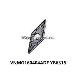 Original ZCC-CT VNMG160404-ADF YB6315 Carbide Turning Insert - Diamond 35° | Steel, Cast Iron (10 PCS)