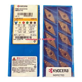Original Kyocera VNMG160404-HQ CA5515 Carbide Turning Insert - Diamond 35° (10 PCS)