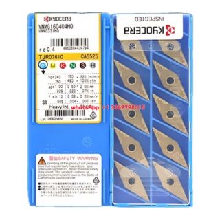 Original Kyocera VNMG160404HQ CA5525 Carbide Insert - Diamond 35° | Steel (10 PCS)