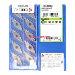 Original Kyocera VNMG160404HQ Carbide Insert - Diamond 35° (10 PCS) TN60 VNMG160404HQ TN60