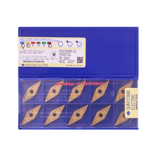 Original Sumitomo VNMG160404N-GU AC830P Carbide Insert - Diamond 35° | Steel (10 PCS)