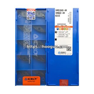 Original Korloy VNMG160408-HM NC3120 Carbide Turning Insert - Diamond 35° | Steel